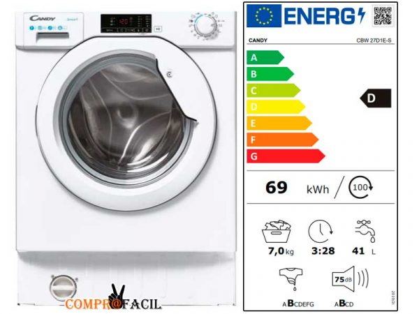 Esta lavadora Candy tiene una eficiencia energética A+++, NFC y puedes  conseguirla desde 241€