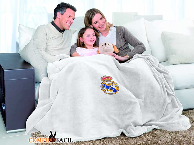 Manta Sofa Imetec 16252 Real Madrid 160x120 Fami con Ofertas en Carrefour