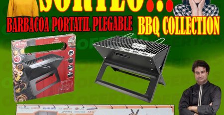 SORTEO BARBACOA PORTATIL PLEGABLE BBQ COLLECTION