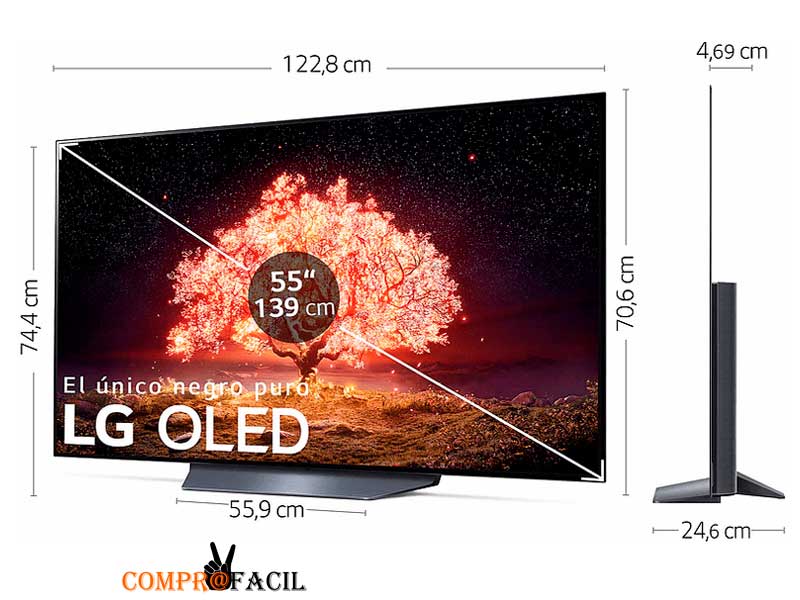 Televisor LG OLED55B16LA - Smart TV, 4K, 55'' - ComproFacil