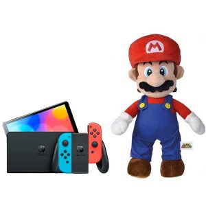 Consola Nintendo Switch OLED con Peluche Mario