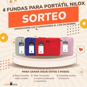 Sorteo 4 Fundas para Portátiles Nilox