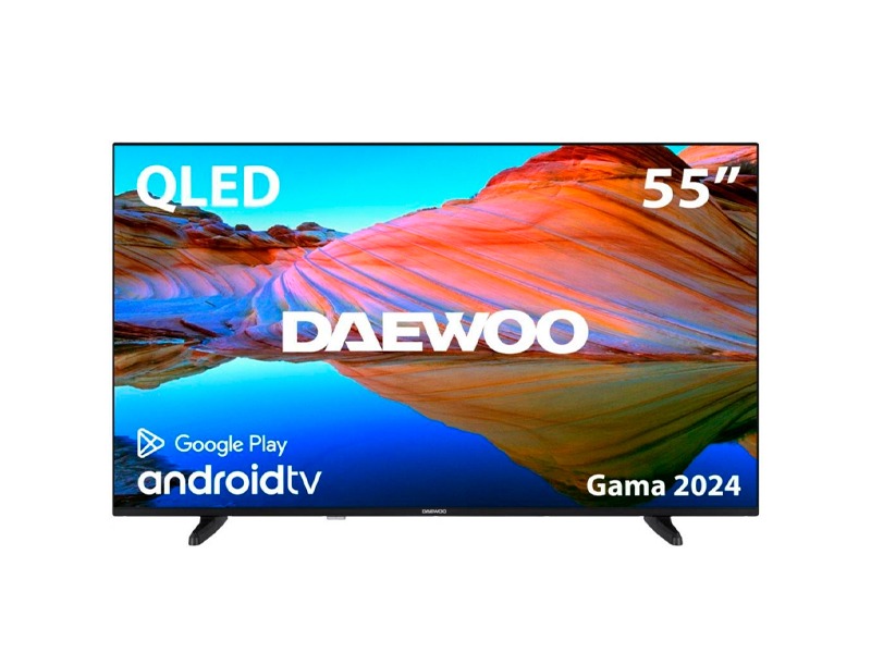 Televisor de 55 pulgadas Daewoo. Resolucion 4K Android TV y Bluetooth